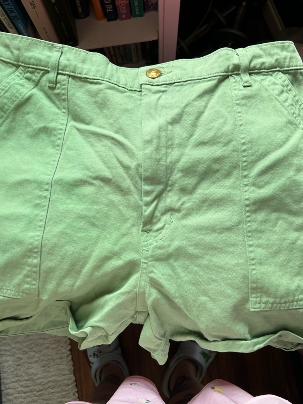 Big Bud Press Mint Green Work Shorts